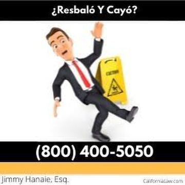 Abogado de Resbalones y Caídas de California